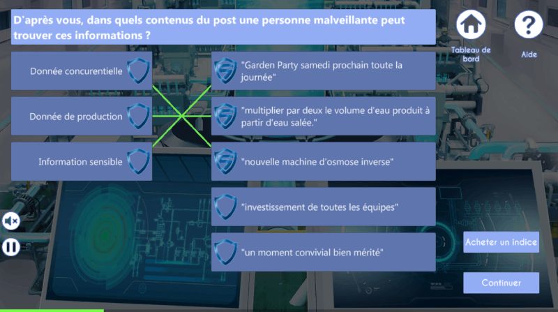 test screen example